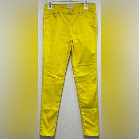 Celebrity Pink Pants - Celebrity Pink Vibrant Yellow Straight Leg Pants